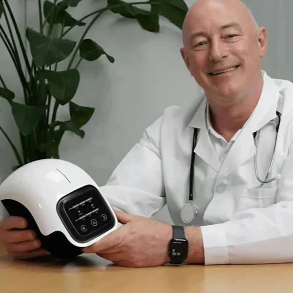 Heating knee massager